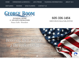 'georgeboom.com' screenshot