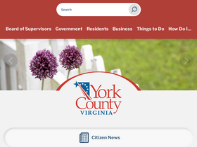 'yorkcounty.gov' screenshot