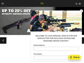 'utahairguns.com' screenshot