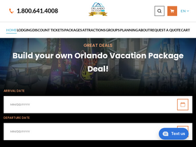 'orlandovacation.com' screenshot