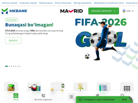 'mkbank.uz' screenshot