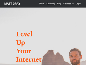 'mattgray.xyz' screenshot