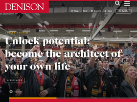 'denison.edu' screenshot