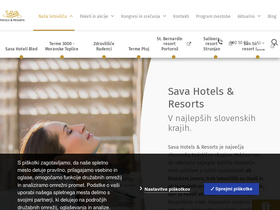 'sava-hotels-resorts.com' screenshot