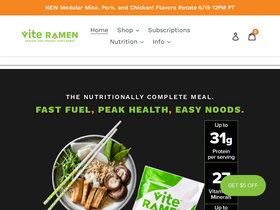 'viteramen.com' screenshot