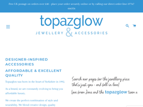 Topazglow Direct - Jewellery & Accessories homepage screenshot