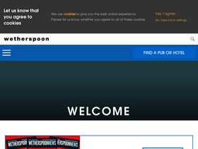 'jdwetherspoon.com' screenshot