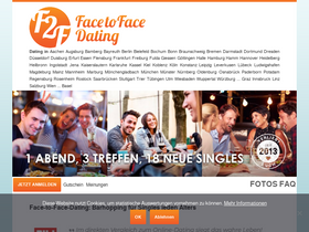 'face-to-face-dating.de' screenshot