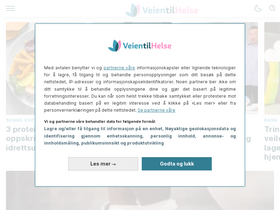 'veientilhelse.no' screenshot