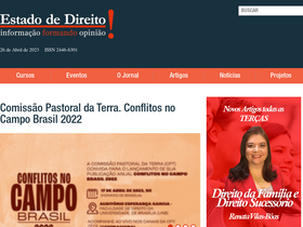 'estadodedireito.com.br' screenshot