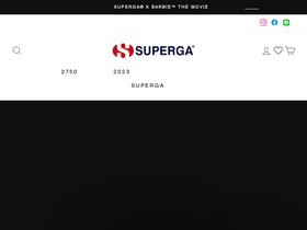 Superga homepage screenshot