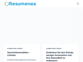 'resumenea.com' screenshot