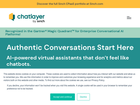 'chatlayer.ai' screenshot