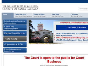 'sbcourts.org' screenshot