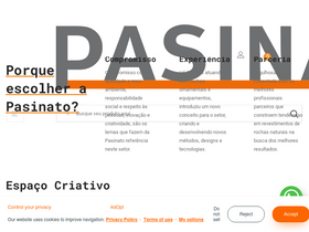 'pasinato.com.br' screenshot