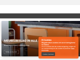 'meubelbeslagcenter.nl' screenshot