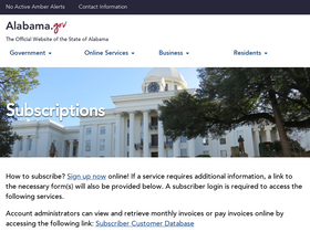 'alabamainteractive.org' screenshot