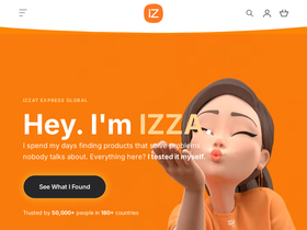 izzatexpressglobal.com homepage screenshot