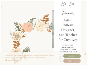 'bonniechristine.com' screenshot