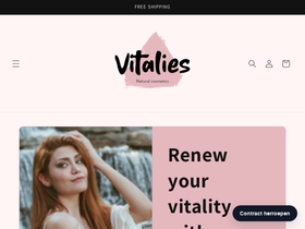 vitalies.com homepage screenshot