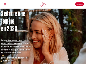 'dragueurdeparis.com' screenshot