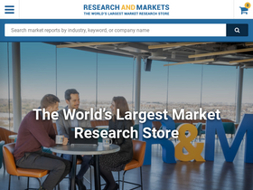 'researchandmarkets.com' screenshot