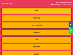 'vxcallgirls.com' screenshot
