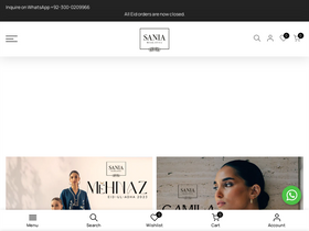 'saniamaskatiya.com' screenshot