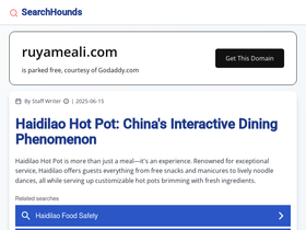 'ruyameali.com' screenshot