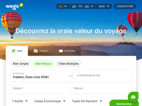 'wegotravel.ma' screenshot