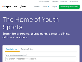 'itaasports.sportngin.com' screenshot