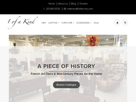 1 of a Kind NJ homepage screenshot