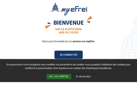 'myefrei.fr' screenshot