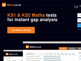 'maths.co.uk' screenshot