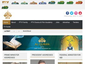 'ptv.com.pk' screenshot