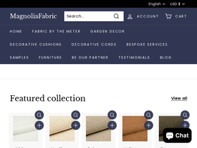 MagnoliaFabric website screenshot