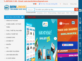 'banlinhkien.com' screenshot