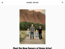 'homearise.com' screenshot