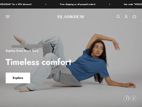 blankrew.com homepage screenshot