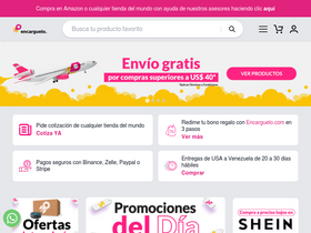 'encarguelo.com.ve' screenshot