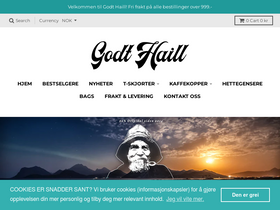 Godthaill homepage screenshot