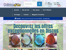 'poisson-or.com' screenshot
