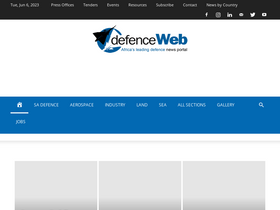 'defenceweb.co.za' screenshot