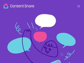 'contentsnare.com' screenshot