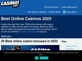 'casino.help' screenshot