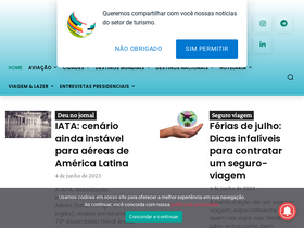 'diariodoturismo.com.br' screenshot