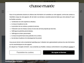 'chasse-maree.com' screenshot