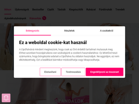 'cipofalva.hu' screenshot