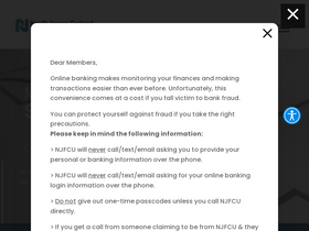 'njfcu.org' screenshot