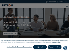 'leyton.com' screenshot